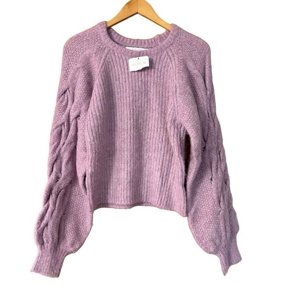 ASTR the Label Lizette Sweater Lilac M new - Picture 3 of 10